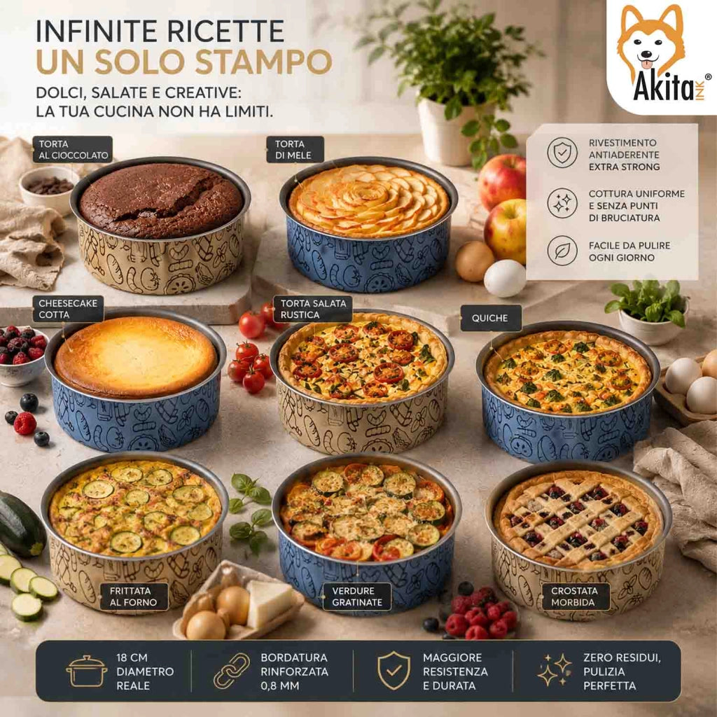 Akitaink Teglia Conica Alta Friggitrice 18 cm