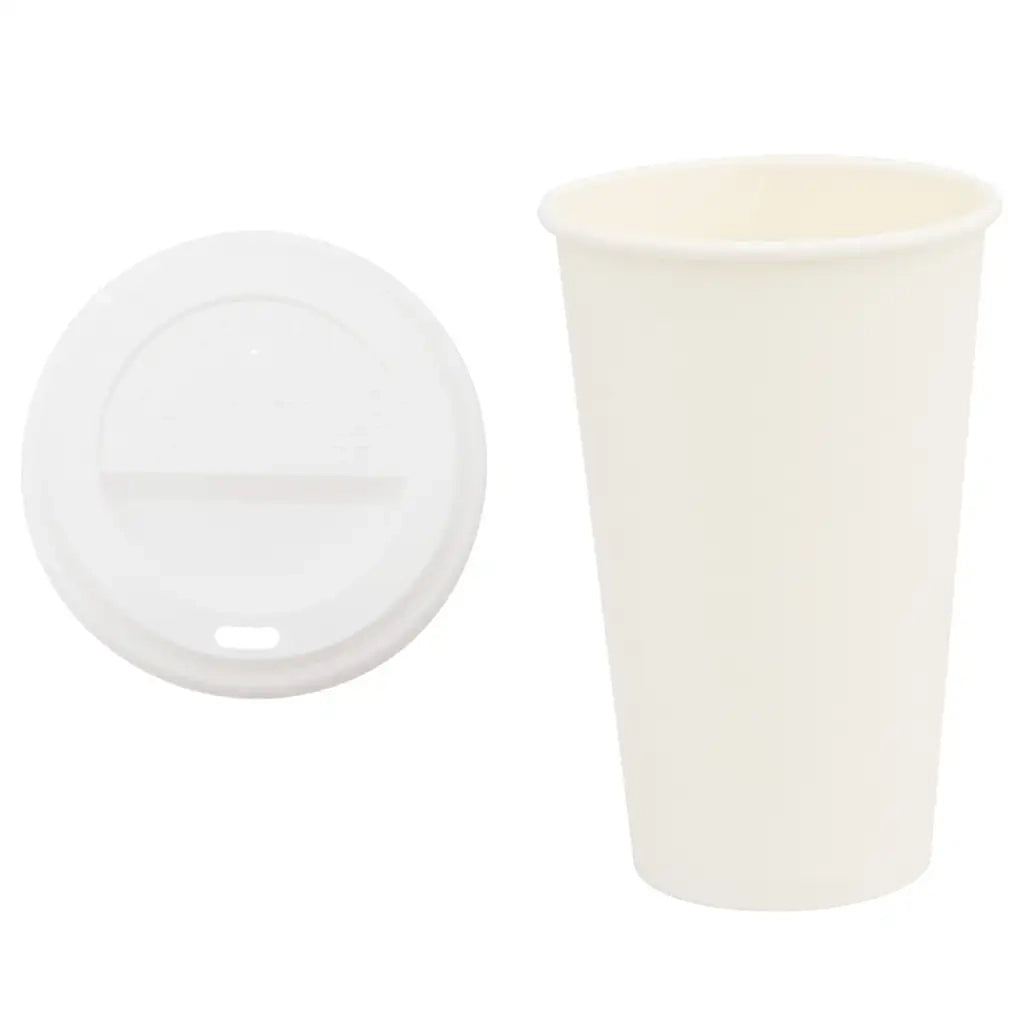 Tazze da Caff¨¨ in Carta con Coperchi 1000 pz 16oz 400 ml CFW7363049