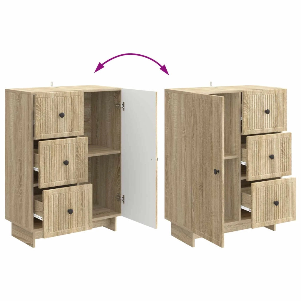 Credenza Rovere Sonoma 66 x 34,5 x 90 cm Legno ingegnerizzato 893937