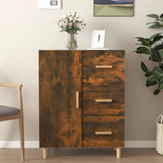 Credenza-Buffet-Armadio da cucina Rovere Fumo 69,5x34x90 cm in Legno Multistrato 530640