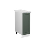 Armadio cucina dispensa alto Fame-Line Verde-oro rustico/Bianco 30 cm, PL Marmo Vicco