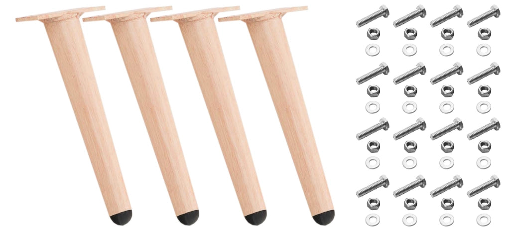 4er Set Möbelfüäe 26 cm 2