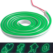 Striscia LED Neon 12V 2m Verde Flessibile IP65 Polux 315021