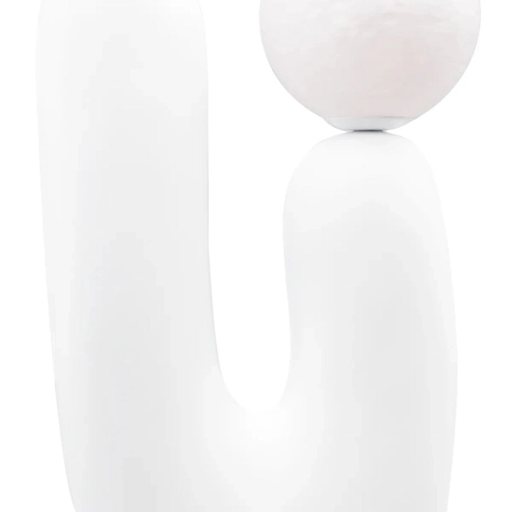Trade Shop - Lampada Led Da Tavolo Lume Alien Attacco 2xg9 Max 60w Ip20 Varie Colorazioni D14 - Bianco