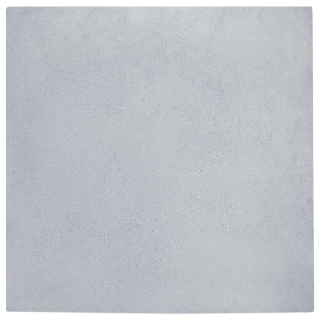 Tappeto antiscivolo in sintetica di coniglio OLITE Grigio 42021685