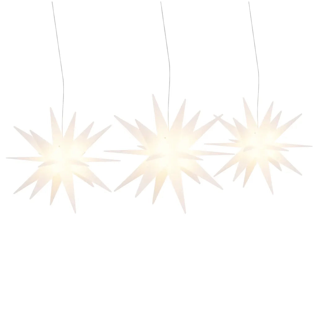 Luci di Natale con LED 3 pz Pieghevoli Bianchecod mxl 128156