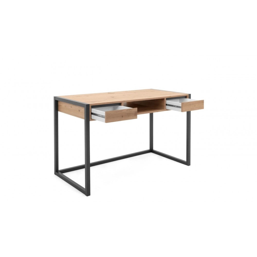 Scrivania L120xP60XH75 Denver30 colore quercia antracite