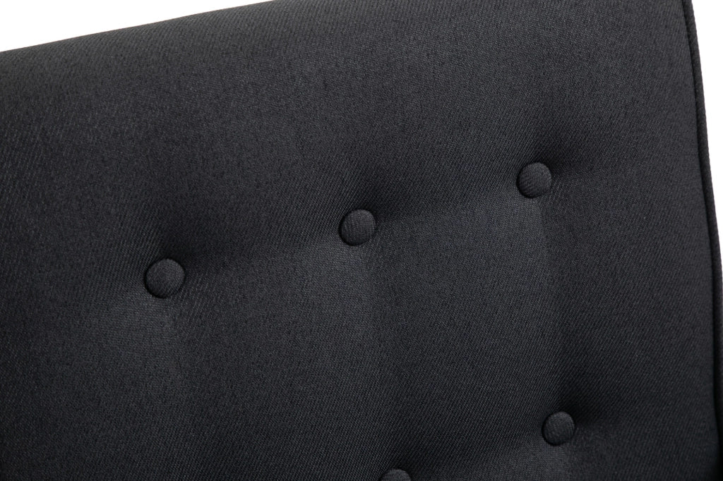 Sedia a dondolo in tessuto Dream nero
