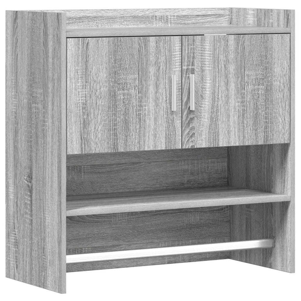 Scaffale da parete A parete Sonoma grigio 80 x 36 x 80 cm 8011384
