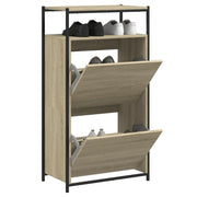Scarpiera Rovere Sonoma 60x34x112 cm in Legno Multistrato 840030