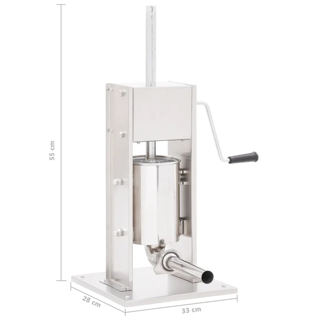 Insaccatrice Manuale Argento 3 L in Acciaio Inossidabile CFW1884384