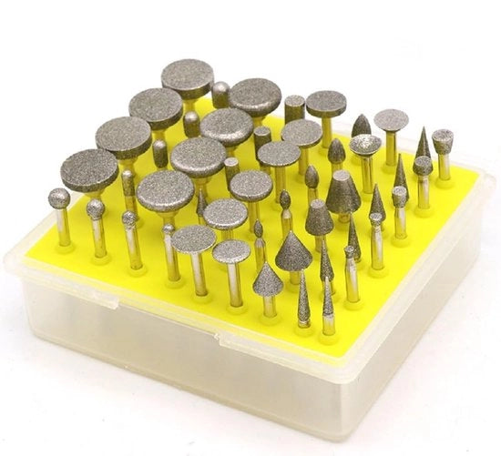 Kit di Pennelli per Affilatura a Diamante - 50 pezzi per precisione