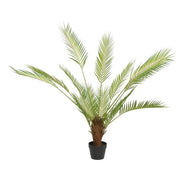 PALMA IN VASO D.80XH120CM VERDE IN PLASTICA.