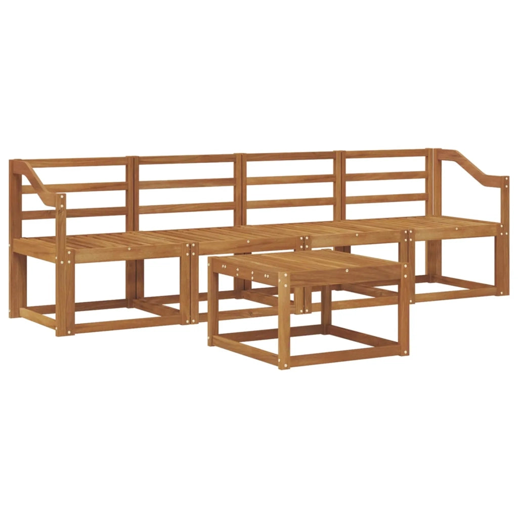 Set di divani da esterno 5 pcs Naturale