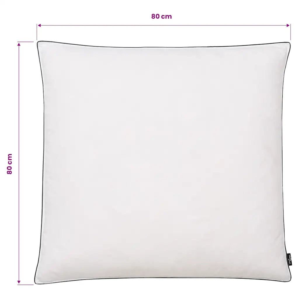 Cuscini 2 pz in Mix di Piume 80x80 cm Bianco CFW9132671