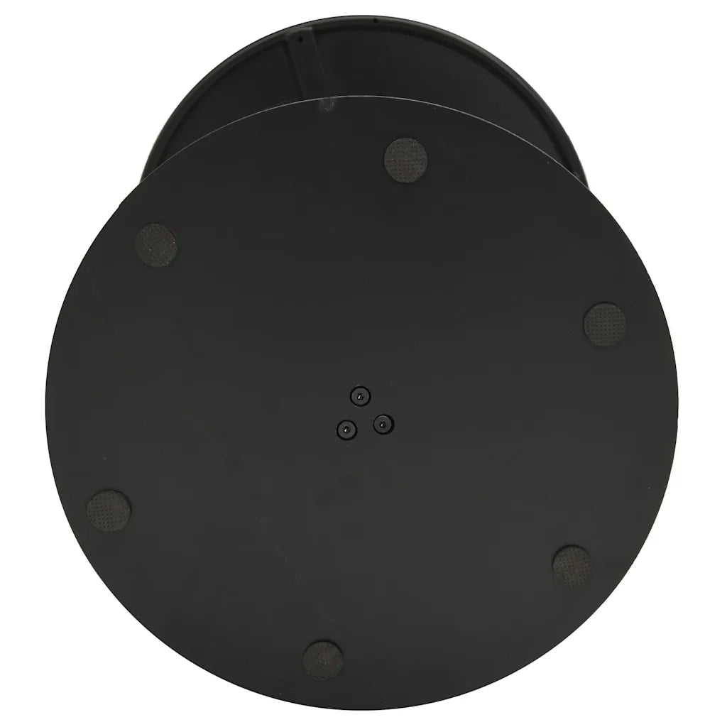 vidaXL Tavolo da Giardino Rotondo Nero Ø60x105 cm in Acciaio