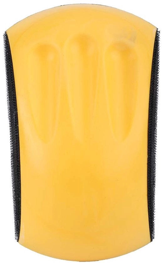 Blocco schiavellato 150 mm - Piastra di abrasione - Striscia adesiva - Disco abrasivo - Disco di schiuma PU - Grip confortevole - Piastra di abrasione
