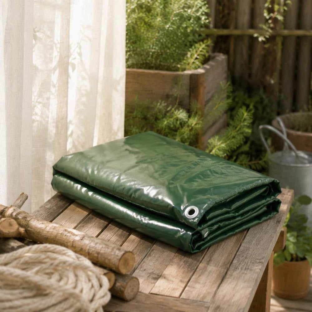 Tarpaulin 650 G/square Meter 3x5 M Green