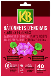 KB CONCIME BASTONCINI FERTILIZZANTI PIANTE FIORITE pz. 40