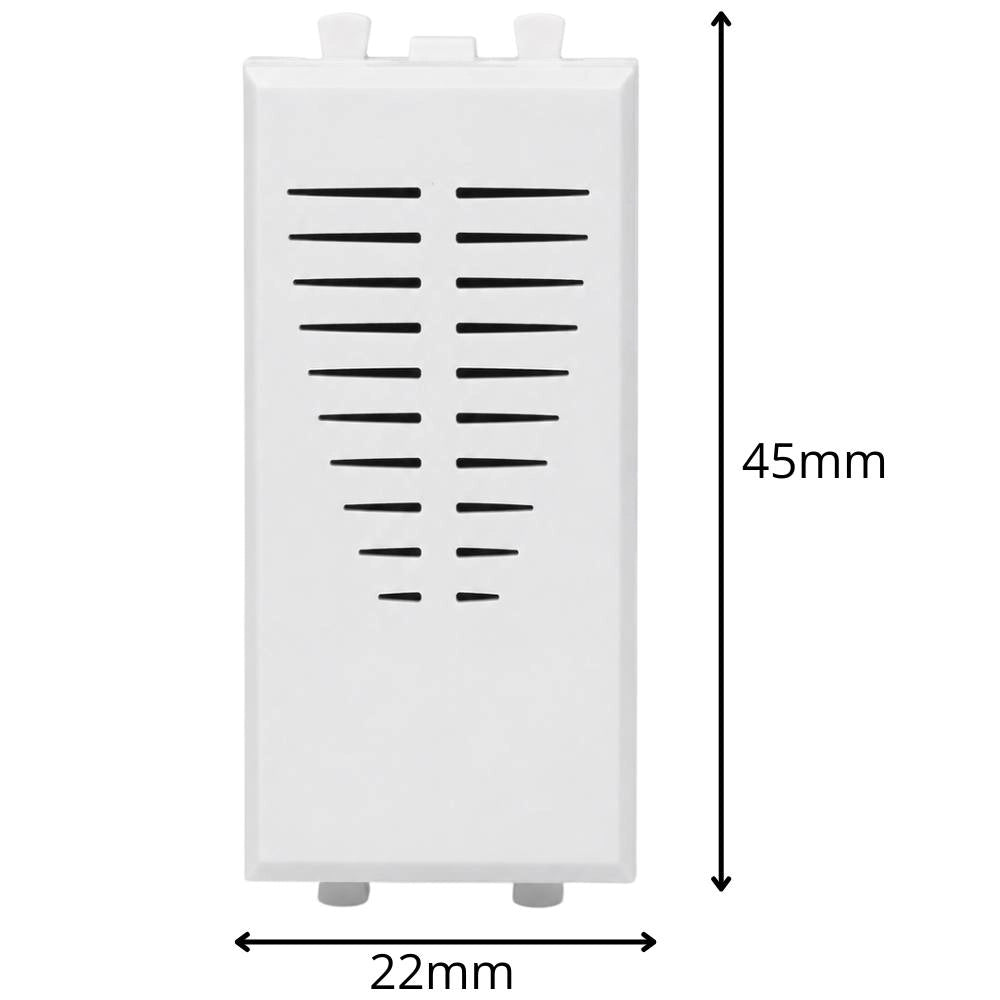 Suoneria ronzatore 230v ac da incasso serie s44