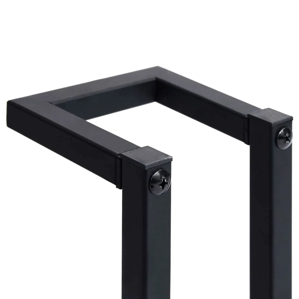 Portasciugamani 12,5 x 12,5 x 60 cm ferro nero 02_0005458