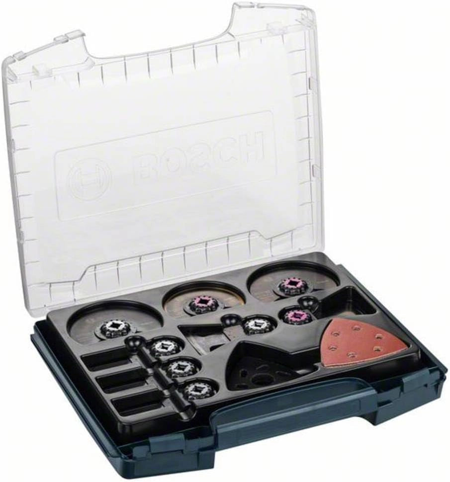 Bosch Professional Set da 34 Pezzi per finiture d'interni, in i-BOXX, Starlock, accessori per utensili multifunzione