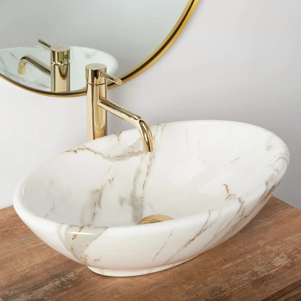 Lavabo Da Appoggio Rea Pamela Shiny Aiax