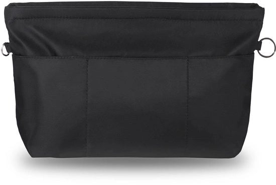 Organizzatore per borsa, tas organizzatore in nylon con chiusura per chiave, tasche impermeabili interne per organizzatore per borsa (nero, extra grande)