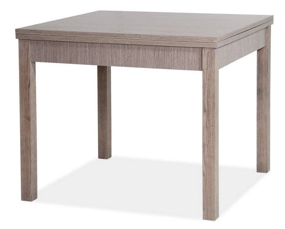 Tavolo da Pranzo Cucina Soggiorno in Kit Apertura a Libro cm90x90/180x79H