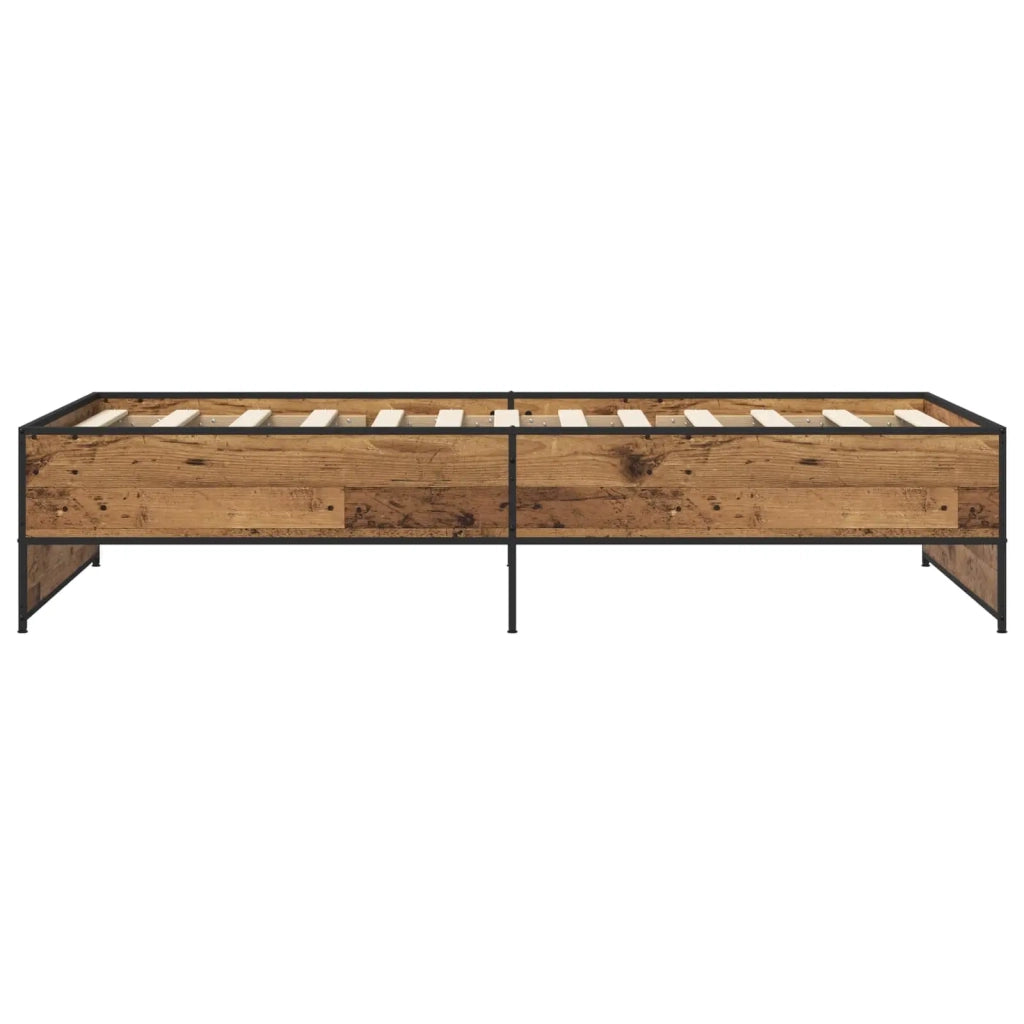 Struttura del letto Legno antico 80 x 200 cm