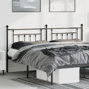 Testiera di Ricambio in Metallo Nero 180 cm 353573