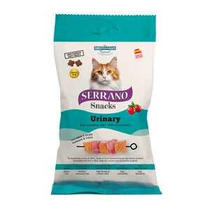 SERRANO SNACK GATTO 50G URINARY SALM/TONNO- SERRANO- 12,0 pz