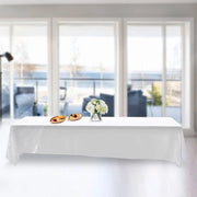 Tavolo da pranzo resistente ai graffi - Poliestere - Quadrato - Lavabile - 149 x 322 cm - Ideale per matrimoni/feste - Asciugamano da tavola