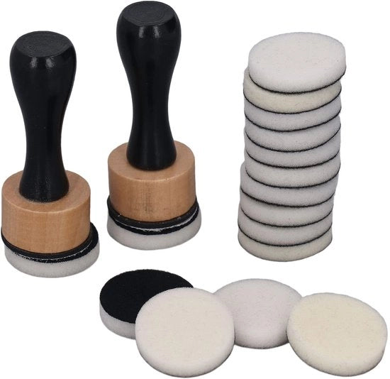 Set di pennelli per inchiostro miniatura - 14 spugne - Strumento di mescolamento per Scrapbooking e attrezzi - Facile da utilizzare