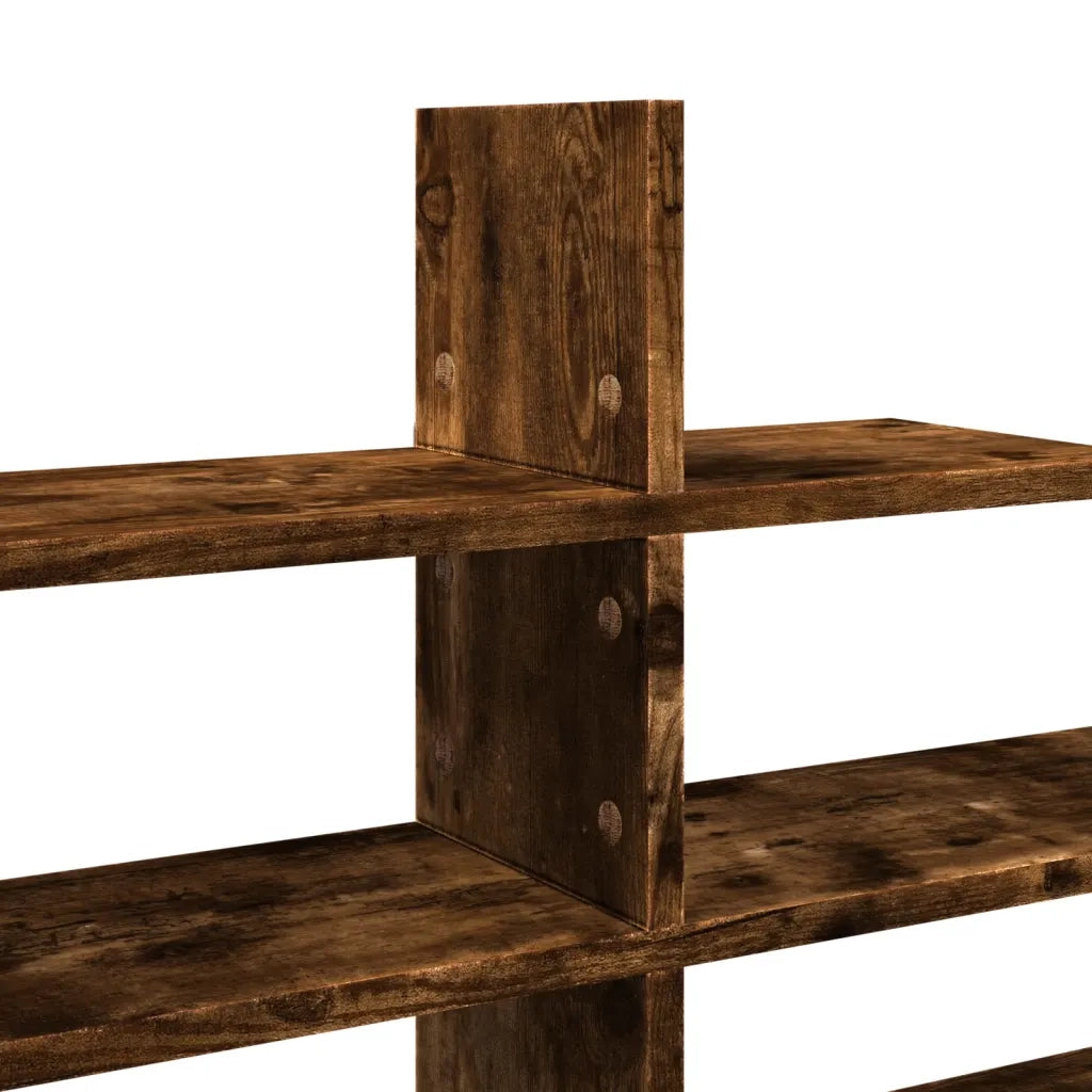 Mensola a Muro Rovere Fumo 124,5x18x60,5 cm in Truciolato 853267