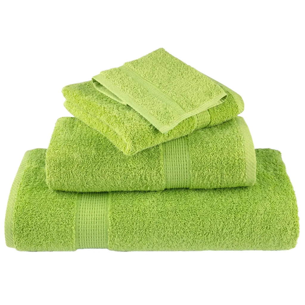 Asciugamani Premium SOLUND 2 pz Verde Mela 30x30 cm 600 g/m² 137491