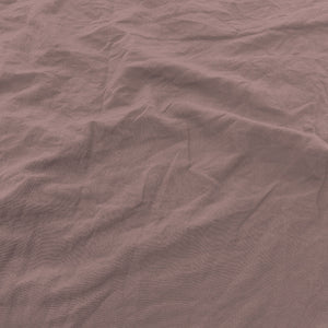 Lenzuola Sotto Matrimoniale  Linea Water Washed Rosa Antico