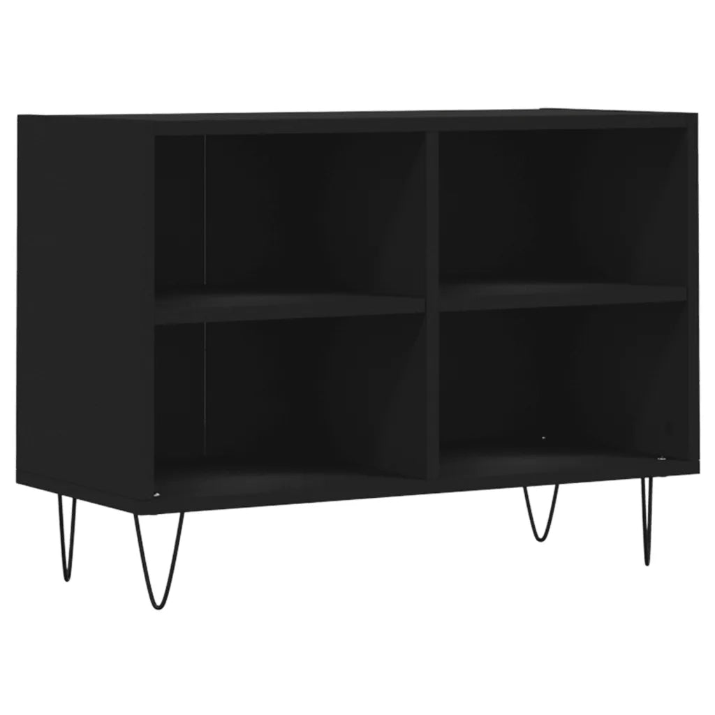 Mobile Porta TV Nero 69,5x30x50 cm in Legno Multistrato 826965