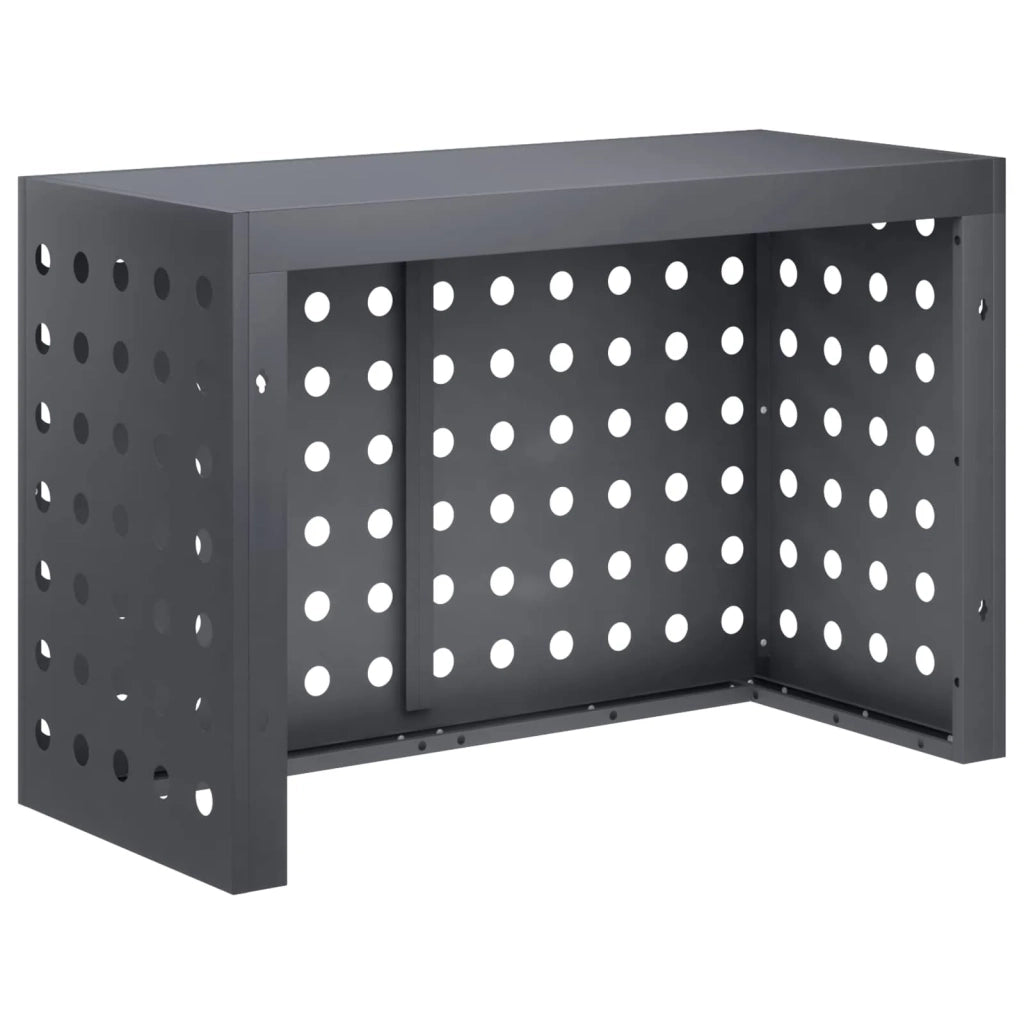 Copertura per condizionatore d'aria Antracite 90 x 40 x 60 cm 8014124