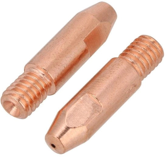 Lasmond 20 Stuks - Koper Tip 1.2mm - M6 - Per 24KD MIG/MAG - Alta Qualità - Applicazione Industriale - Contatto a Laser