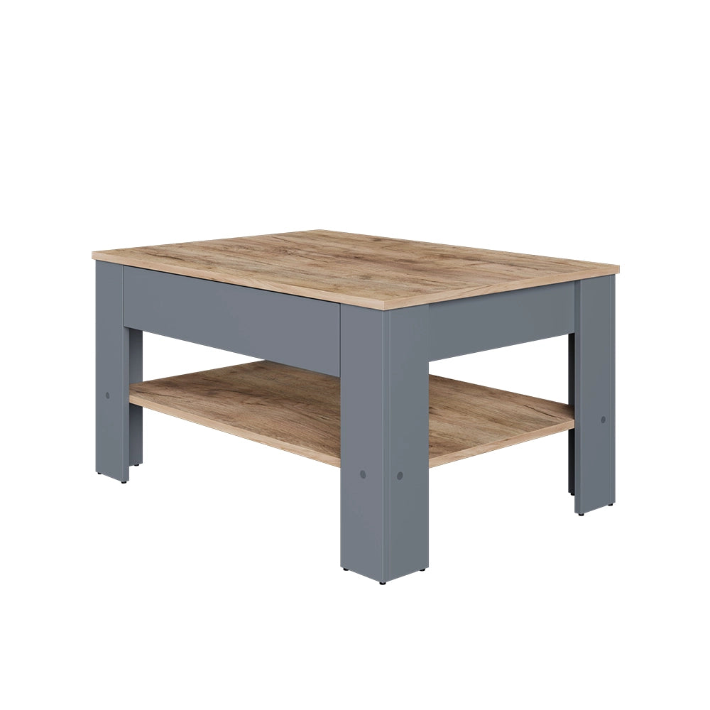 Vicco Tavolino Antracite/quercia dorata 92.2 x 65 cm