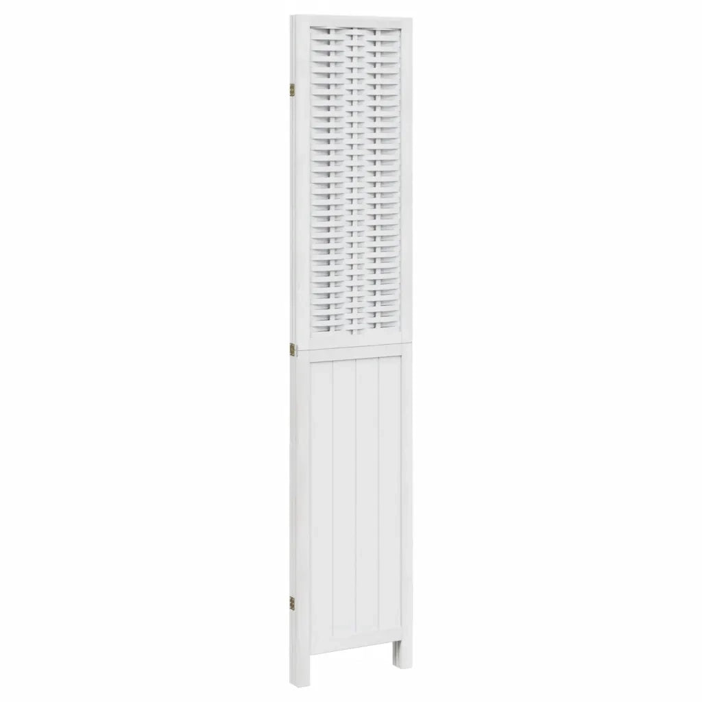 Divisorio Ambienti | Divider per stanze | Paravento 3Pannelli Bianco Legno Massello di Paulownia