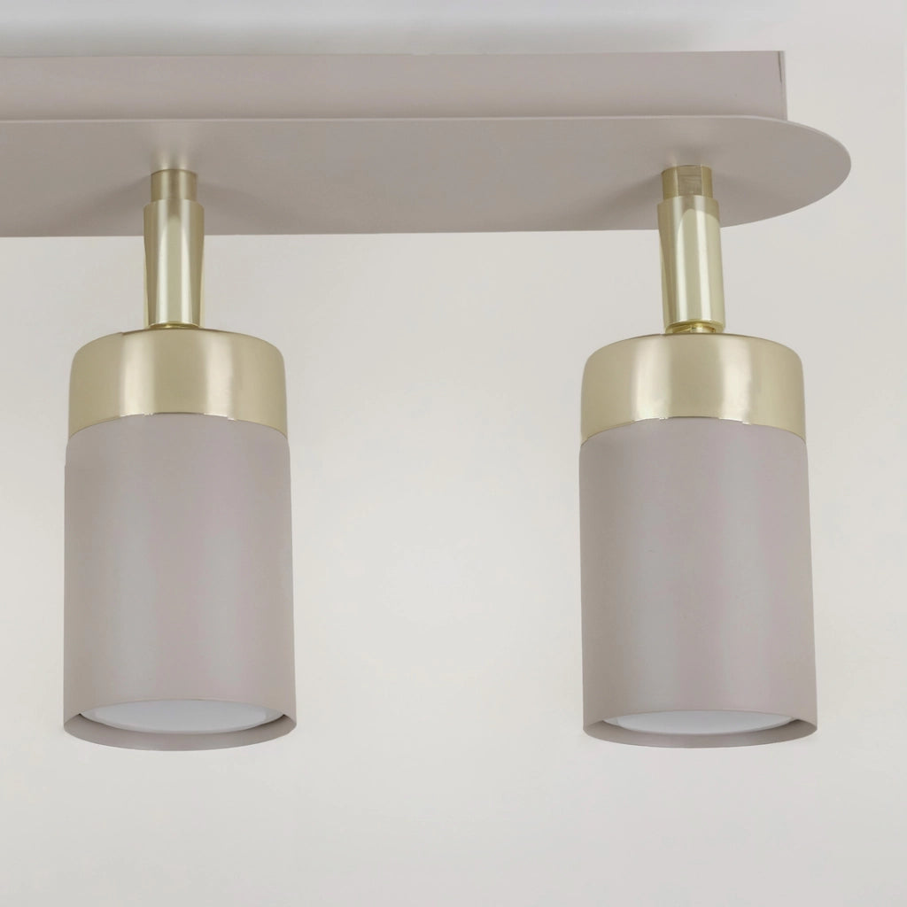 Plafoniera barra moderna cashmere oro 3xGU10 Milagro