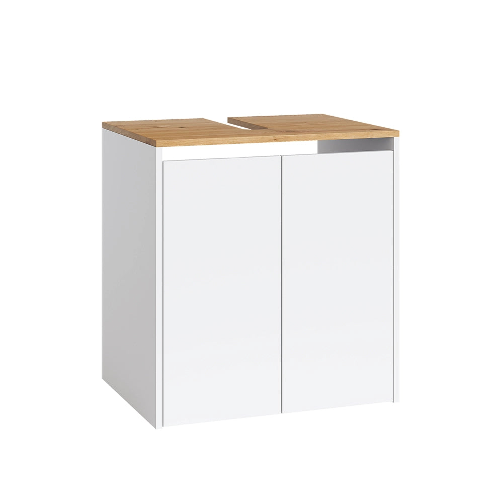 Vicco Mobile sottolavabo per bagno Bianco/Artisan 60.2 x 65 cm