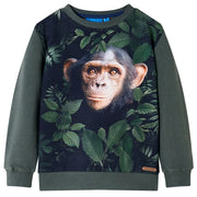 Felpa da Bambino Cachi Scuro 104cod mxl 109893