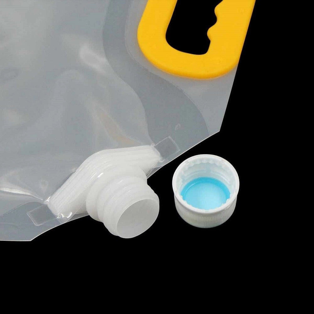 Trade Shop - Set 2 Pz Taniche Pieghevoli Portatili Acqua Potabile 5l Borsa Contenitori Viaggi -