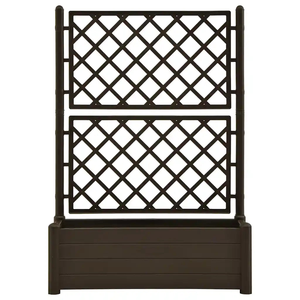 Fioriera da Giardino con Graticcio 100x43x142 cm PP Moca
