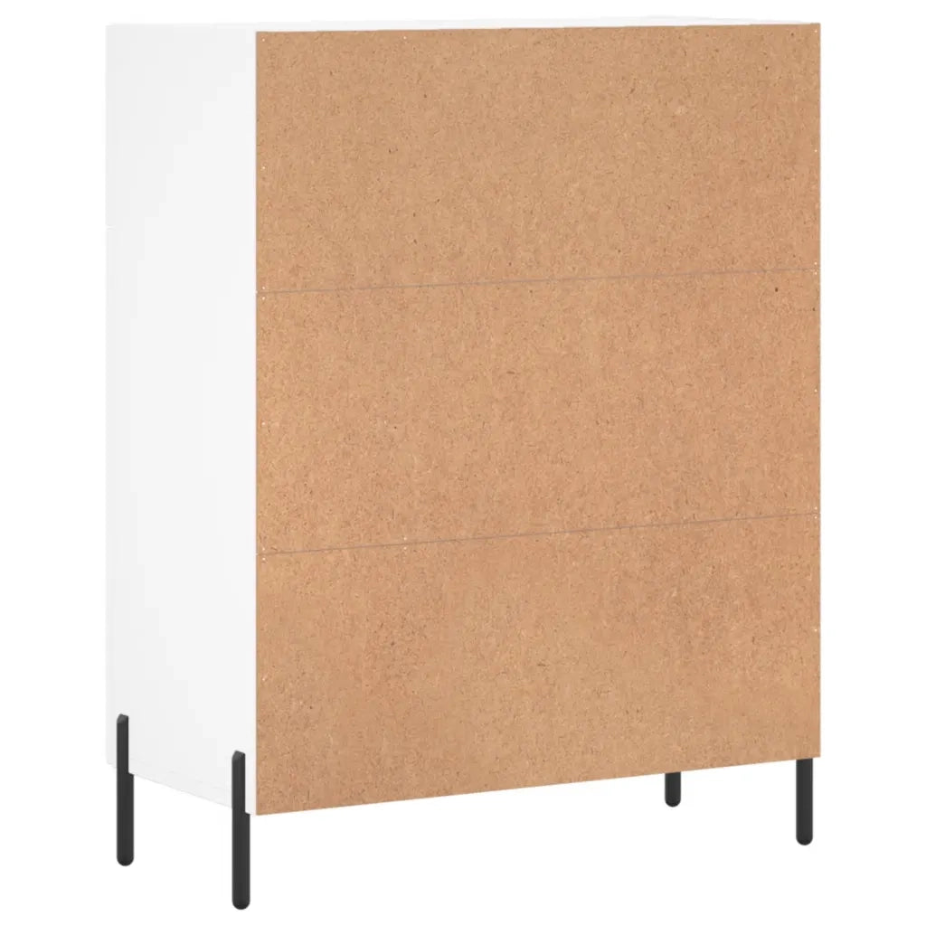 Credenza Bianca 69,5x34x90 cm in Legno Multistrato 827988