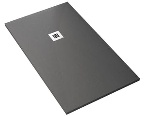 Piatto Doccia 70x130 cm in Pietra Bonussi Everest Antracite