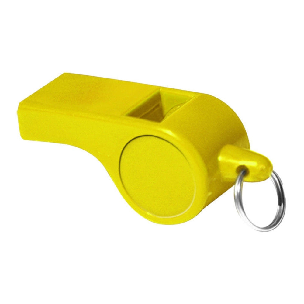 Trade Shop - Fischietto In Plastica Con Laccetto Corda Calcio Arbitro Bambini Bimbo Gioco -